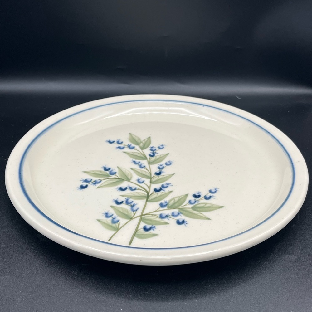 Vintage Union Stoneware blueberry plate 10.75” - Picture 9 of 12